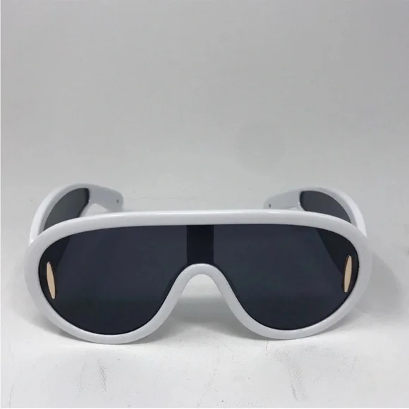 Loewe White and Black Wave Sun Glasses - Picture 2 of 6